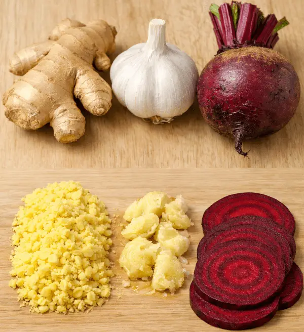 Garlic Ginger Beets